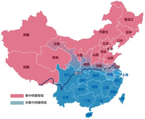 冷空气南下，零度线移至长江沿岸，空气能热泵寒风中送温暖