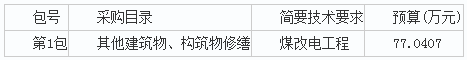 天津市宝坻区民政局殡仪馆业务区煤改电工程项目竞争性商量通告